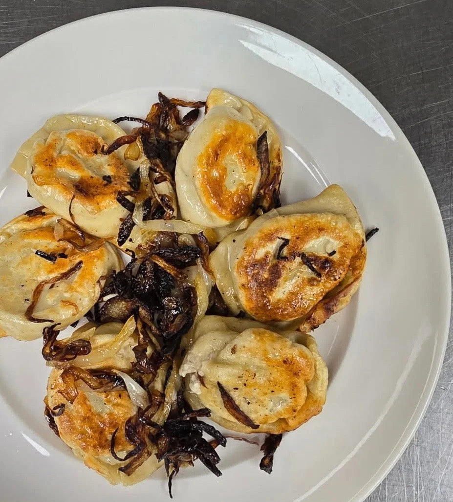 Pierogies &amp; Caramelized Onions