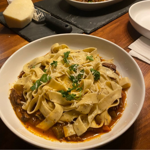 Red Wine Braised Beef with Ohio City Pasta