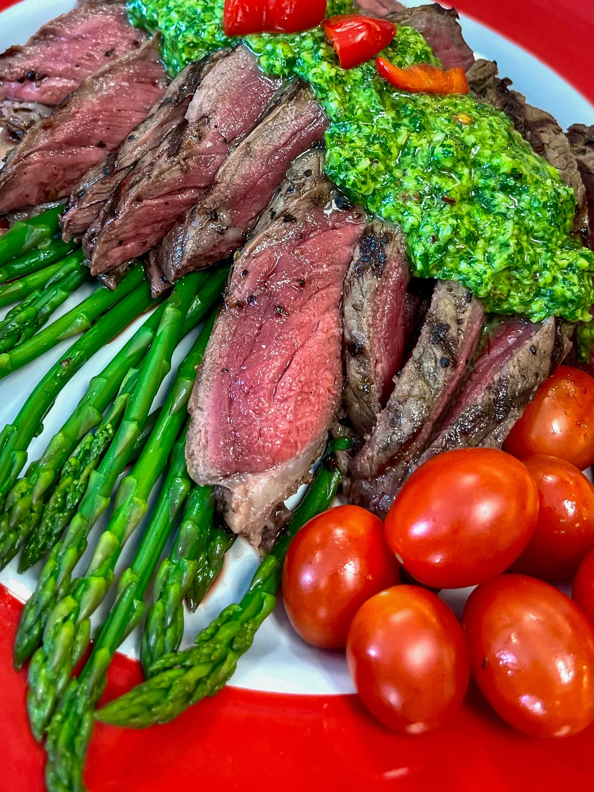 Grilled Citrus Cuban Steak with Fresh Chimichurri