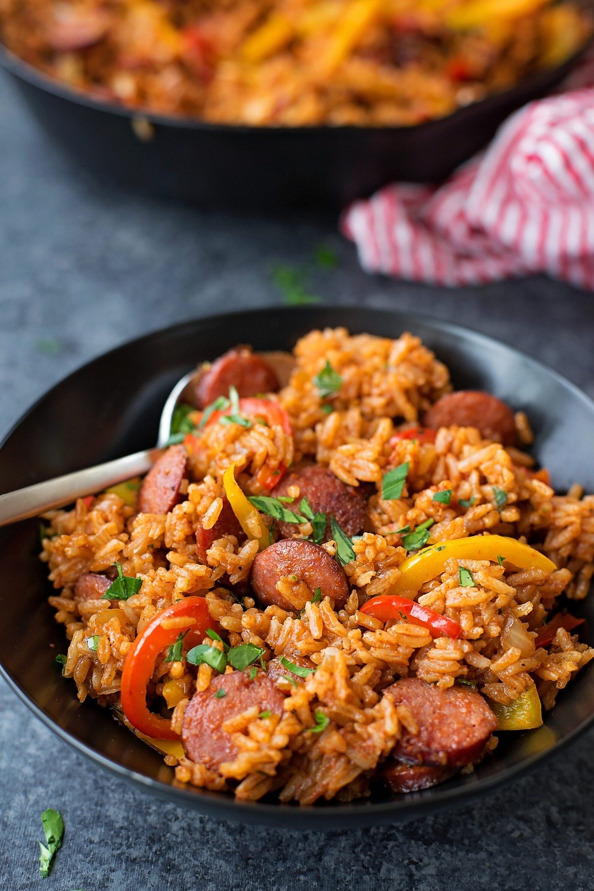 Sausage &amp; Rice Skillet