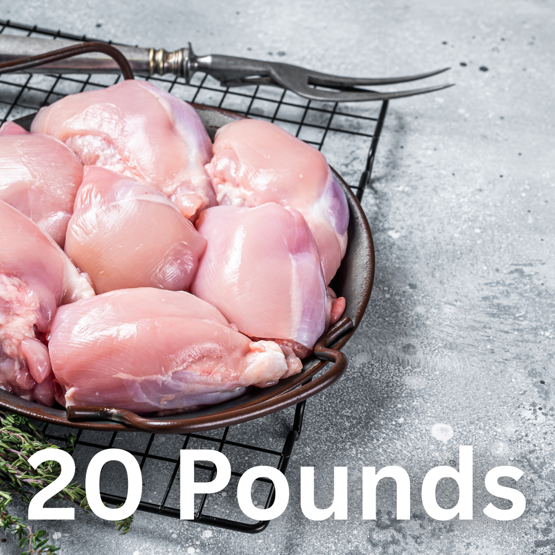 Bulk 20 Pounds Boneless Skinless Chicken Breast