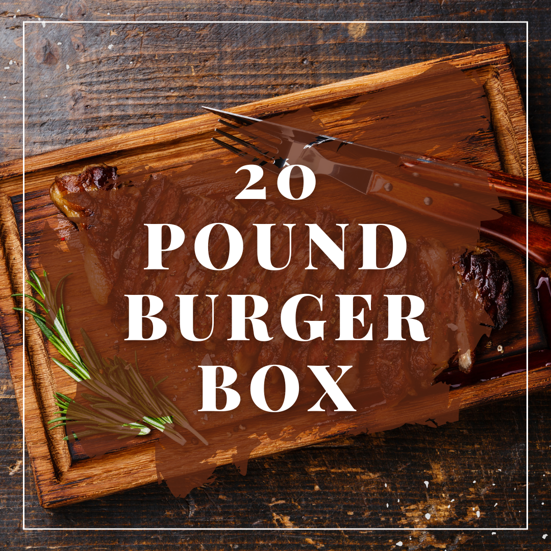 20 Pound Burger Box