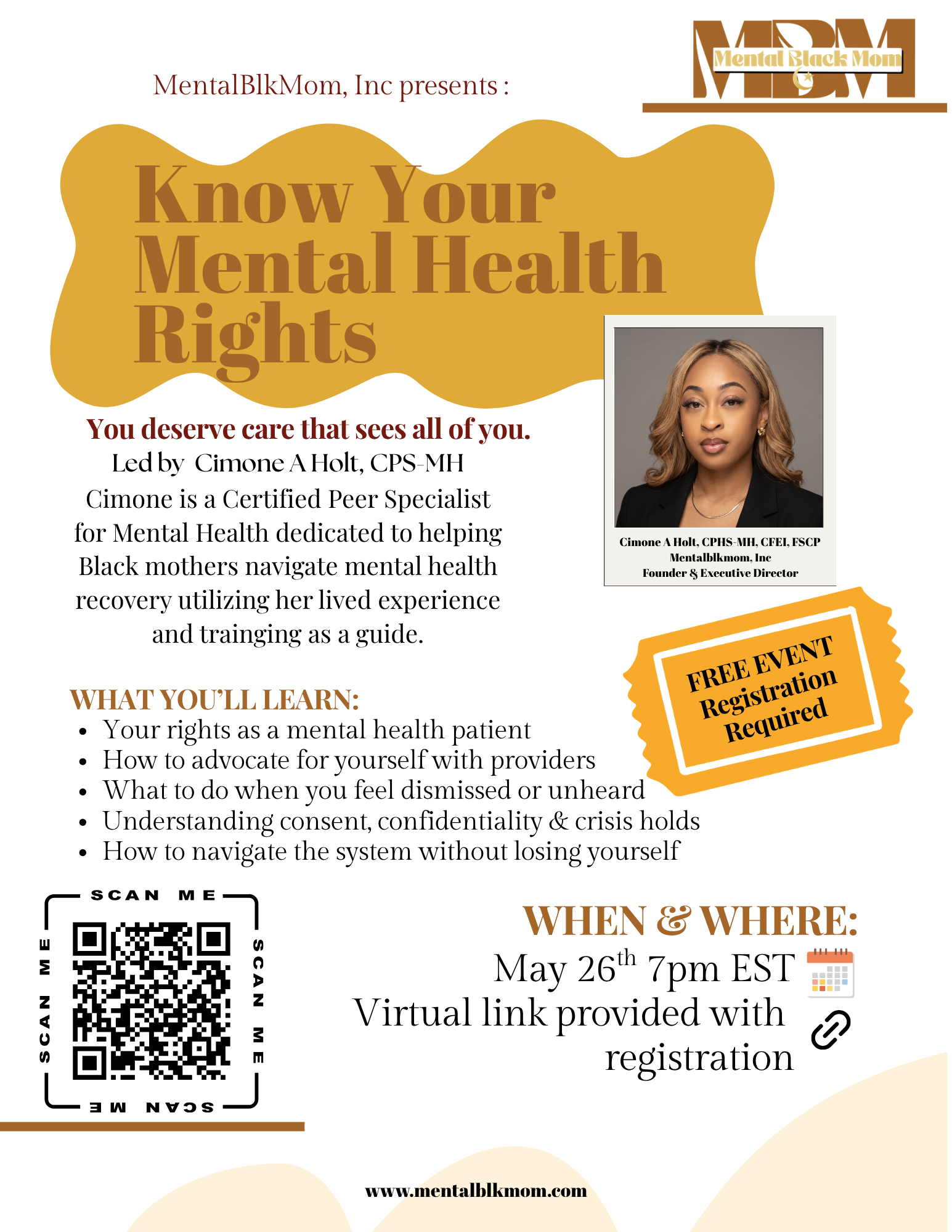 Community Workshop: Know Your Mental Health Rights