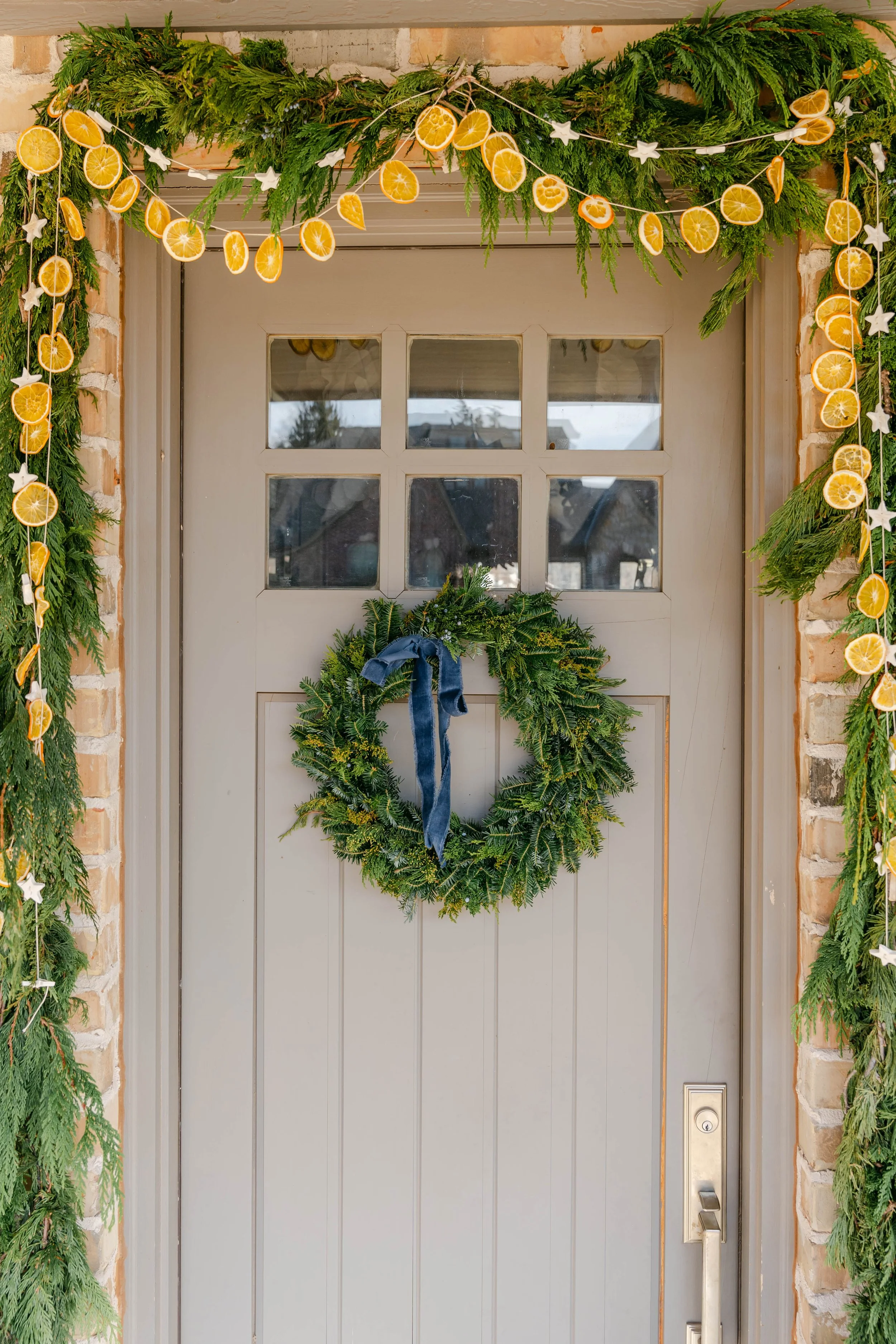Hand-Tied Holiday Wreath