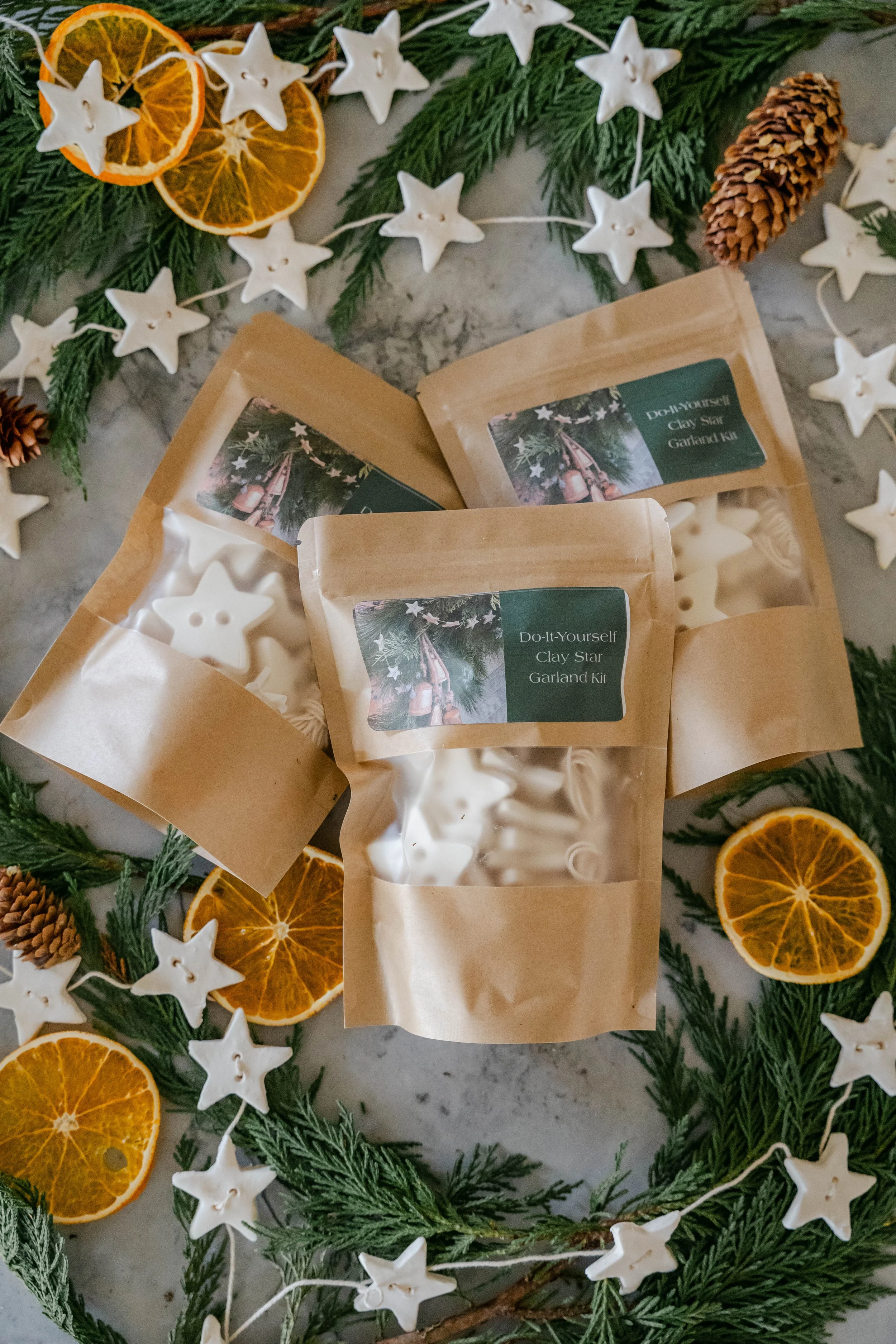 DIY Clay Star Garland Kits