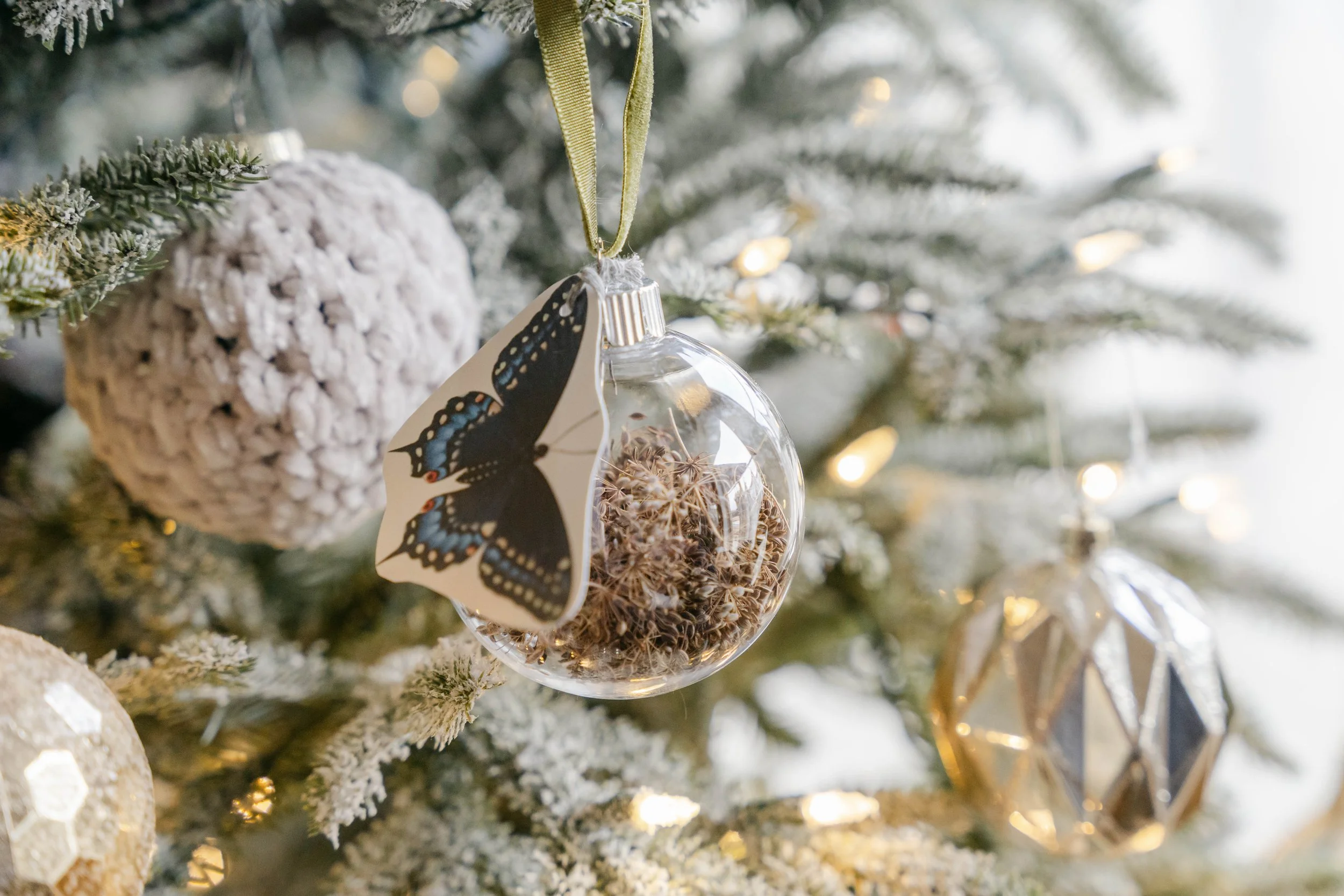 Botanical Ornaments | Butterfly Host Series | Dill for Swallowtails