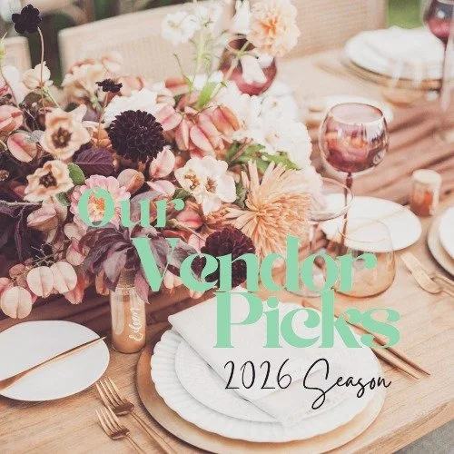 Wedding planning got you feeling a little lost? 

Out-of-state and not sure where to start? 

Or are you simply looking for a place to begin building your dream vendor team?

We're making our seasonally updated preferred list available for the first 