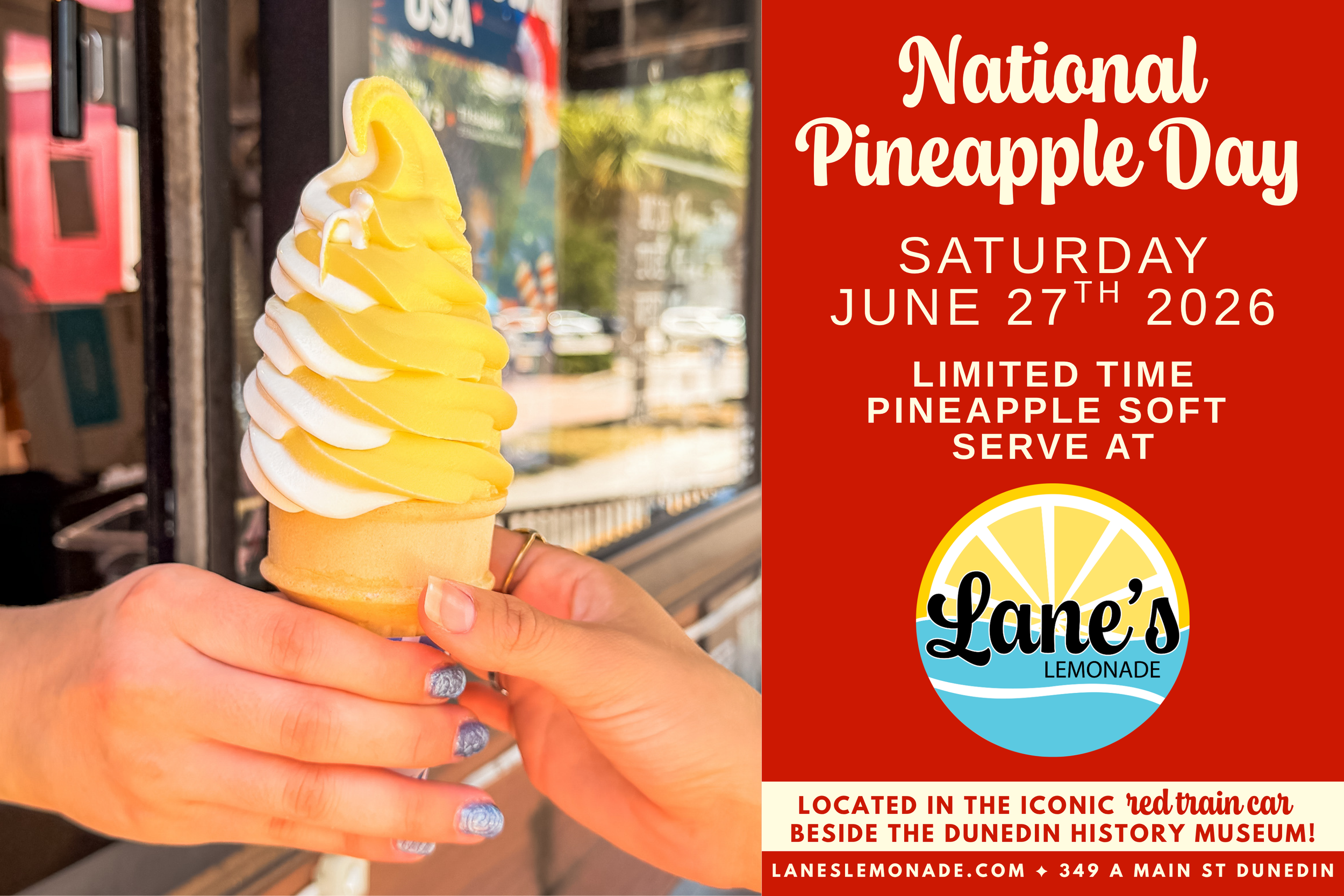 Nation Pineapple Day (Limited Time Soft Serve!)