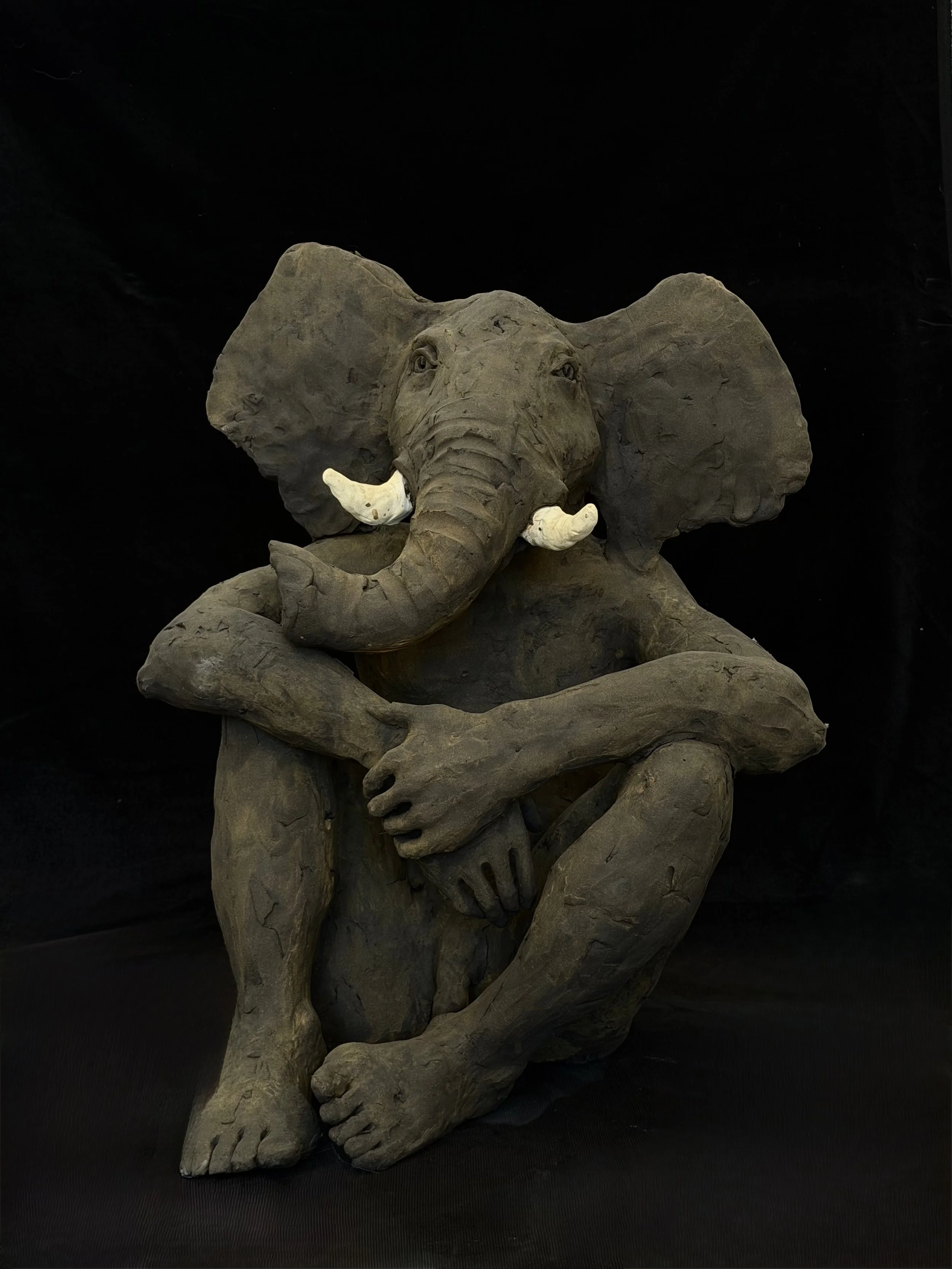 Dramblys /Eléphant75HX60LX60P cm akmens masė/grés émaillé