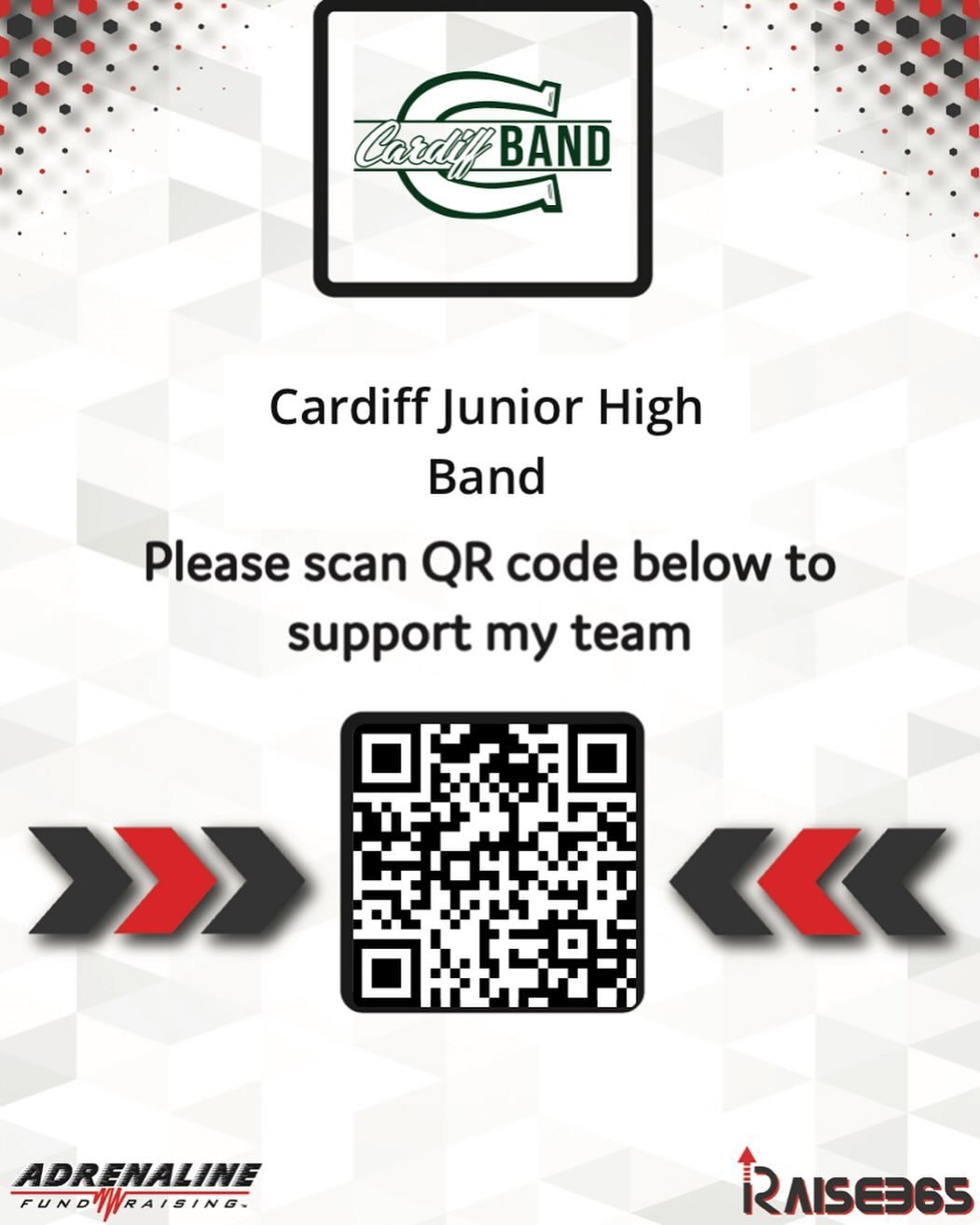 Support the Cardiff JH Band! π₯πΊπ·π΄πΆπ΅πΆ
Our talented students at Cardiff JH are working hard every day to be our best, and we need your help! We’re starting our fundraiser to support our band program and every donation goes directly toward