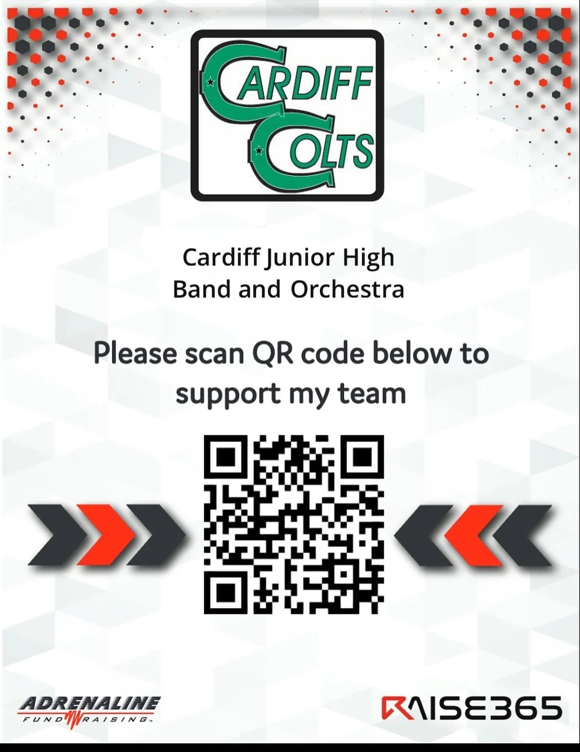 Our annual fundraiser begins this week! Support our students by donating or sharing the QR code. These funds help us provide fun and memorable experiences for our students!