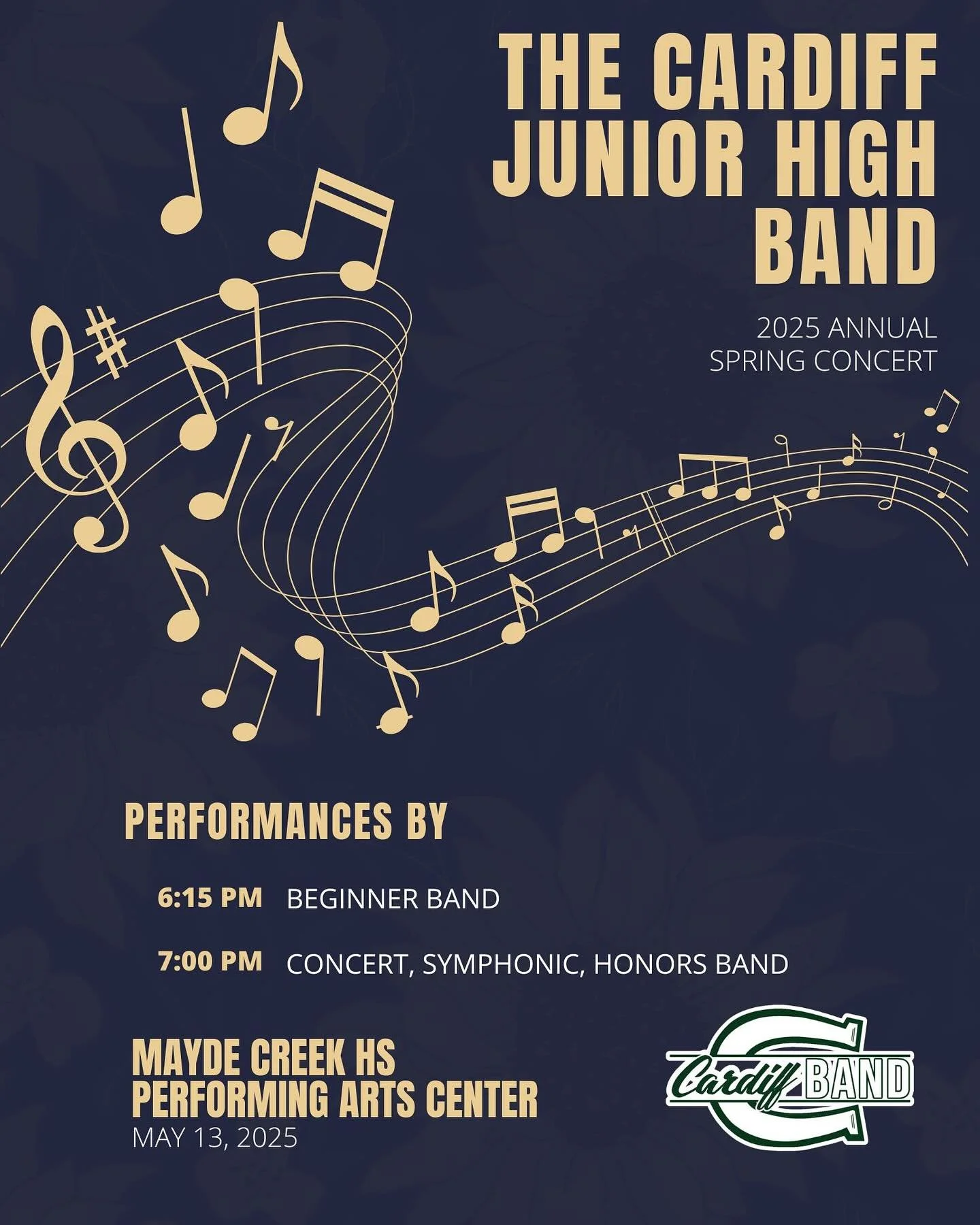 Join us for our spring concert tomorrow!