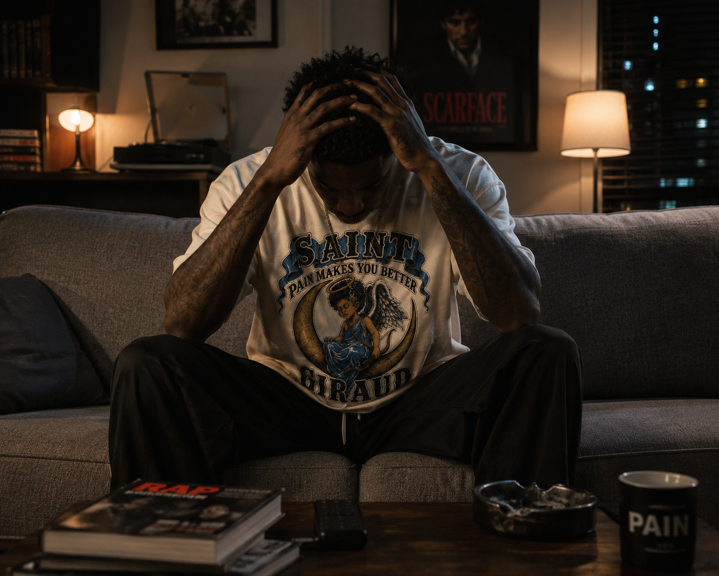 Saint Pain Makes You Better Tee