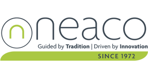NECO logo with the slogan 'Guided by Tradition | Driven by Innovation' and 'SINCE 1972' in green