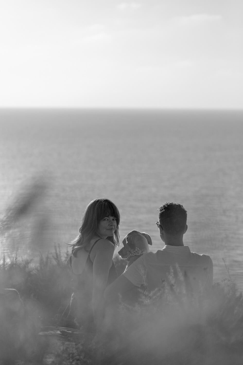 Moody-SoCal-Engagement-Shoot-Black-and-White