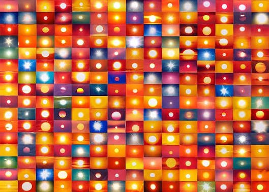 Penelope Umbrico: Leonards for Leonard &amp; 5,537,594 Suns From Flickr&nbsp;(Partial)