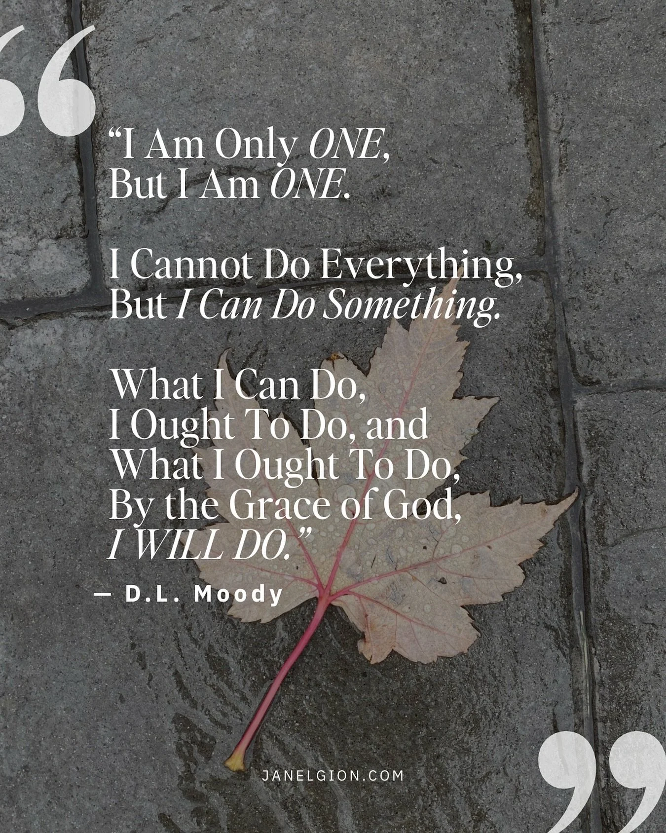 This quote was shared at church this week and really resonated&hellip; in the best &ldquo;stop waiting, start moving&rdquo; kind of way.

Most of us talk ourselves out of the very thing God already whispered &ldquo;start&rdquo; over.
We convince ours