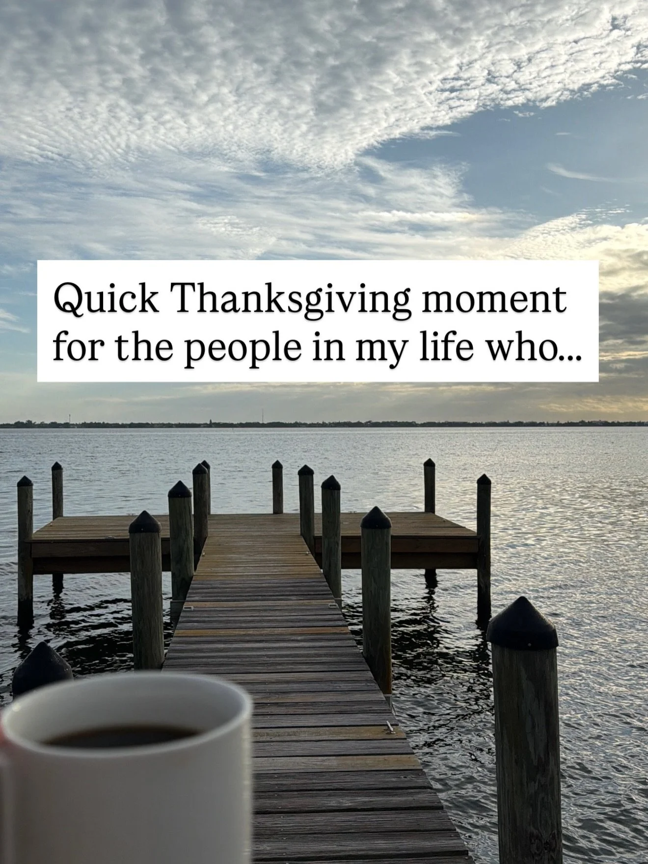 Hope your day was full of food, laughter, and the people who make you feel like you can do anything.

Happy Thanksgiving 🧡