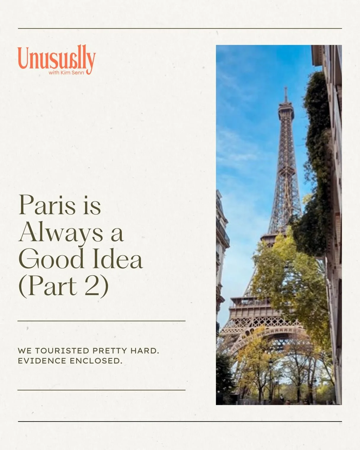 We touristed pretty hard that day, and I&rsquo;m so glad we did. I&rsquo;ve been tempted to avoid these iconic sites in the past, mostly because I&rsquo;ve already &ldquo;done them&rdquo; and because I have a strong drive to discover new things &ndas