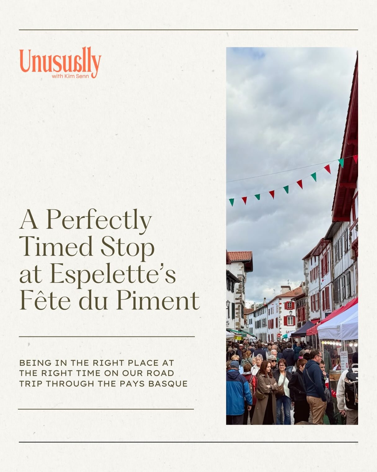 Life hack: be in the right place at the right time 🌶️