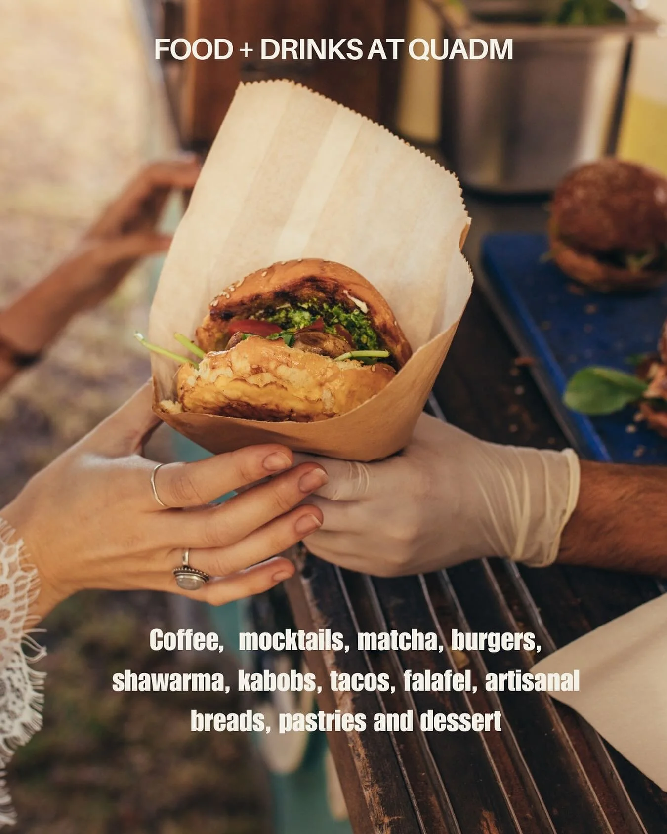 You may come hungry, but you won&rsquo;t leave hungry. Lots of options for the family to choose from. Say Bismillah and feed those kiddos 🤍 

@sindbad_burger 
@thehalalfizz 
@korninakup 
@kays.gf.bakery 
@pistache.tx 
@laffeh_truck 
@bun_intended_bu