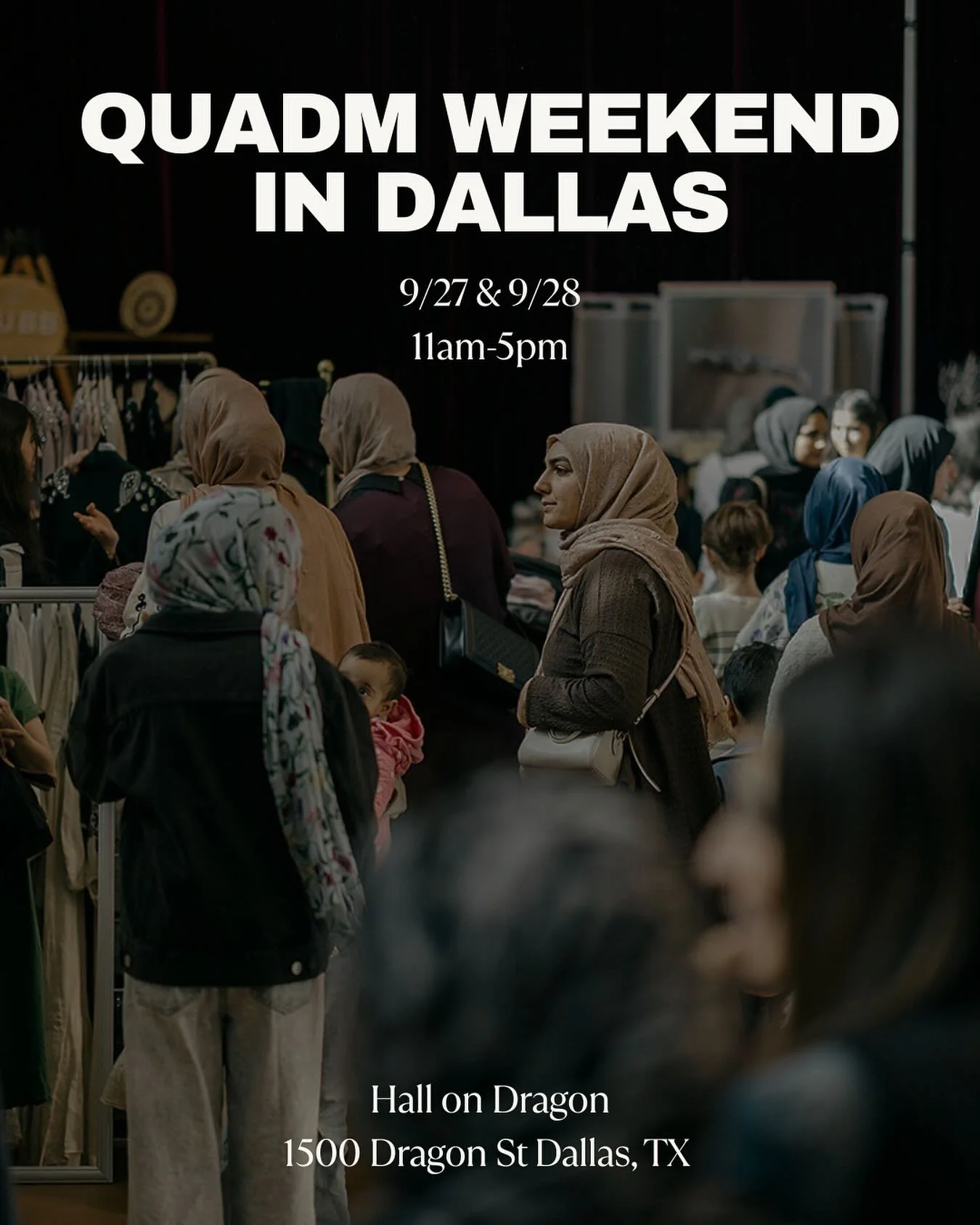 THIS WEEKEND IN DALLAS, in shaa Allah!
You won&rsquo;t want to miss it!

The time has come&hellip; get ready for an amazing experience:

 ~SHOP consciously by supporting Muslim-owned brands
~ ENJOY delicious halal food and drinks with your family
~ B
