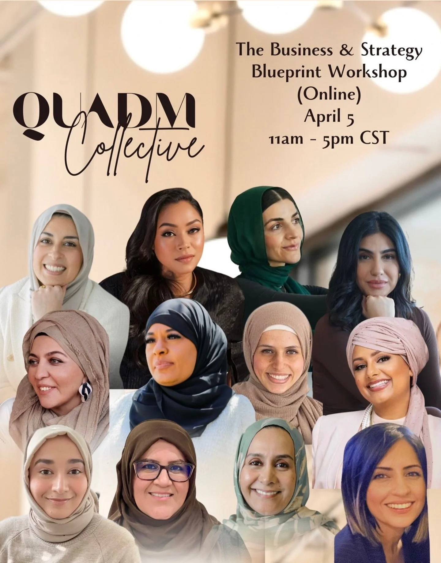 Someone called this photo a bouquet of inspirational Muslim women and we couldn&rsquo;t agree more! 

We&rsquo;re getting together online to learn from them, to network, to get inspired and to take those next big, bold steps! 

Join us online on Apri