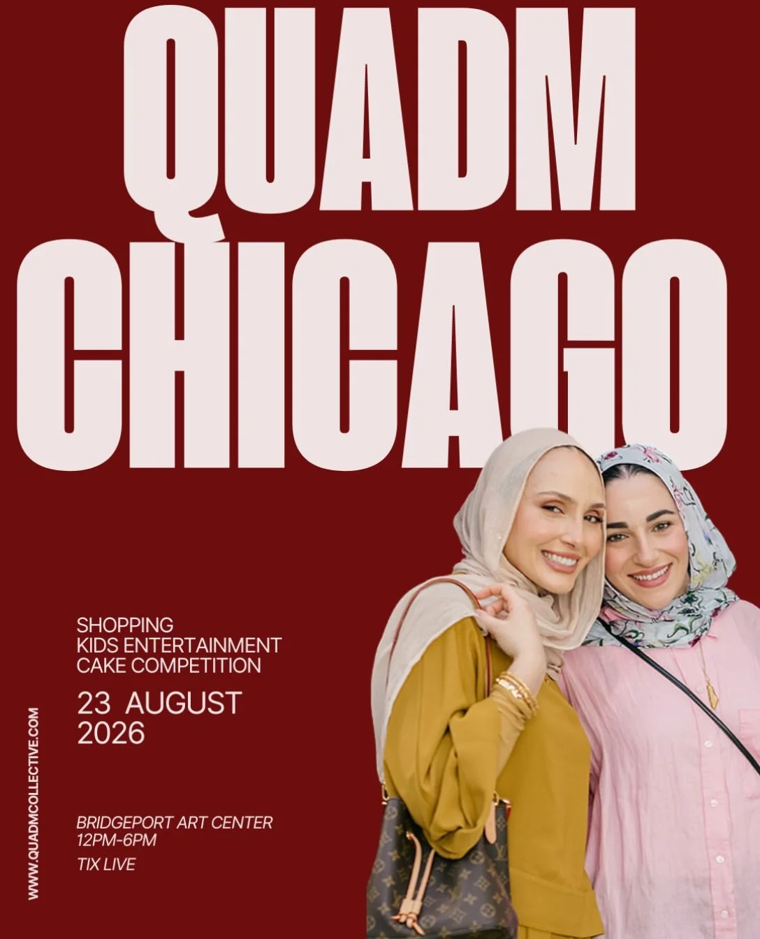 QUADM CHICAGO- 2026&hellip;..Everything you need to know! 

Full Event Details

📅 Date &amp; Time
*Date: Sunday, August 23, 2026 QUADM
* Market Hours: 12:00 PM &ndash; 6:00 PM QUADM

📍 Venue &amp; Location
* Location: Skyline Loft at Bridgeport Art