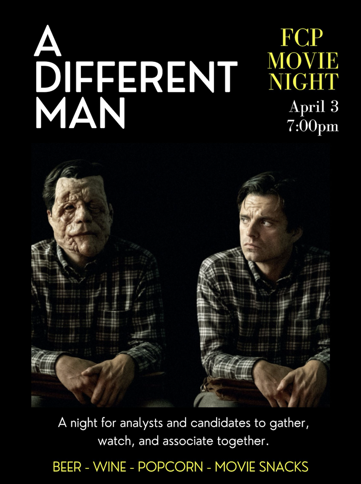 FCP Fellows Host a Movie Night: A Different Man