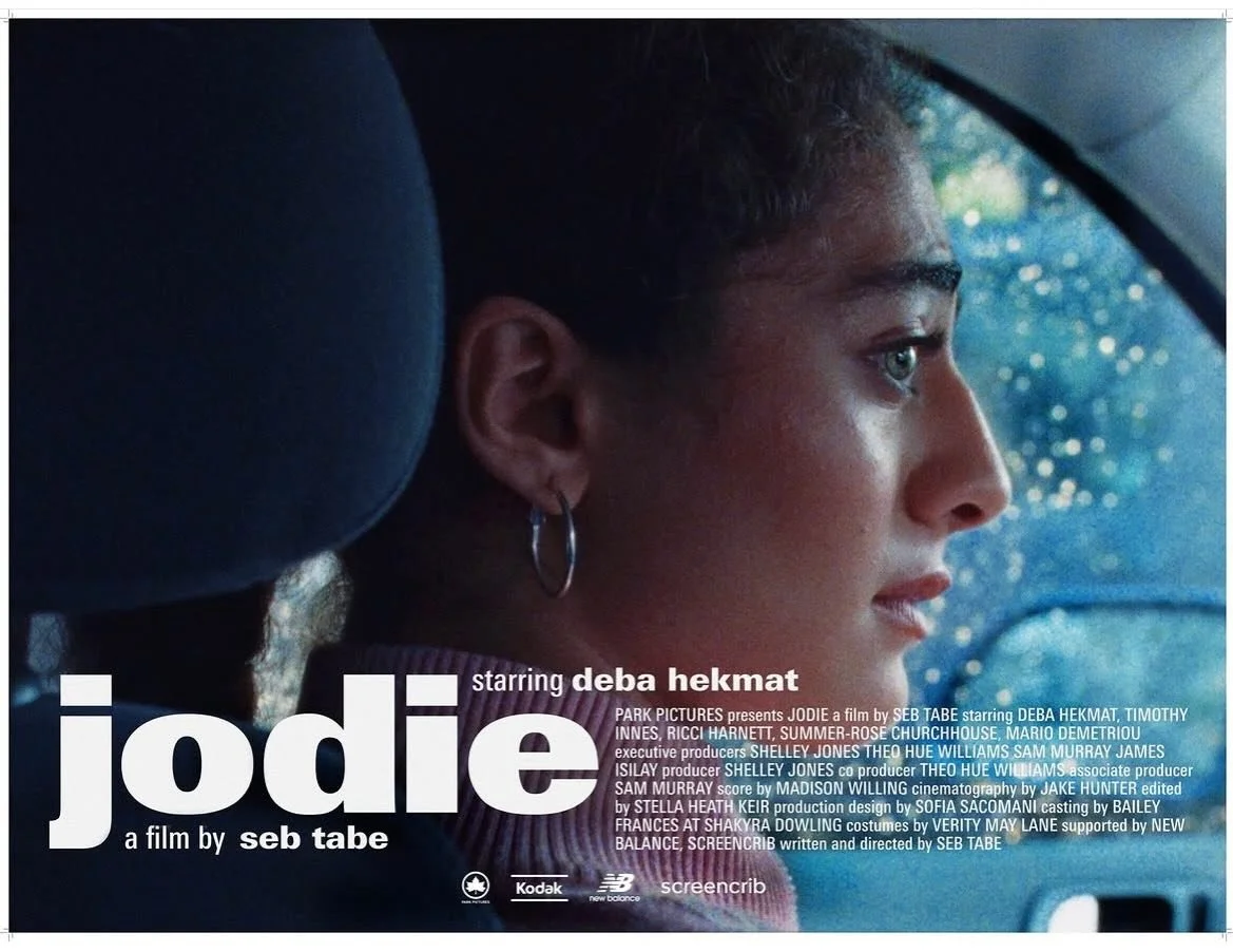 JODIE (2025)
Written &amp; Directed By Seb Tabe -&nbsp;@sebtabe
Executive Producer: Shelley Jones -&nbsp;@shelleybones
Executive Producer: Sam Murray -&nbsp;@sam.murrayy_
Executive Producer: Theo Hue Williams -&nbsp;@theohuewilliams
Executive Produce