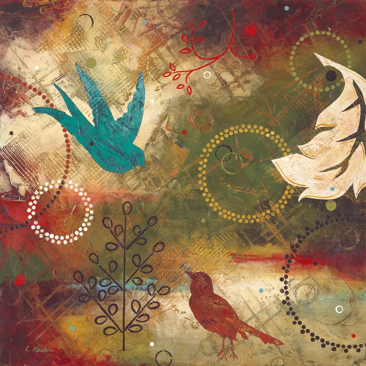 EMERGING PRAIRIE   |   acrylic on wood panel   |   16" x 16"   |   SOLD