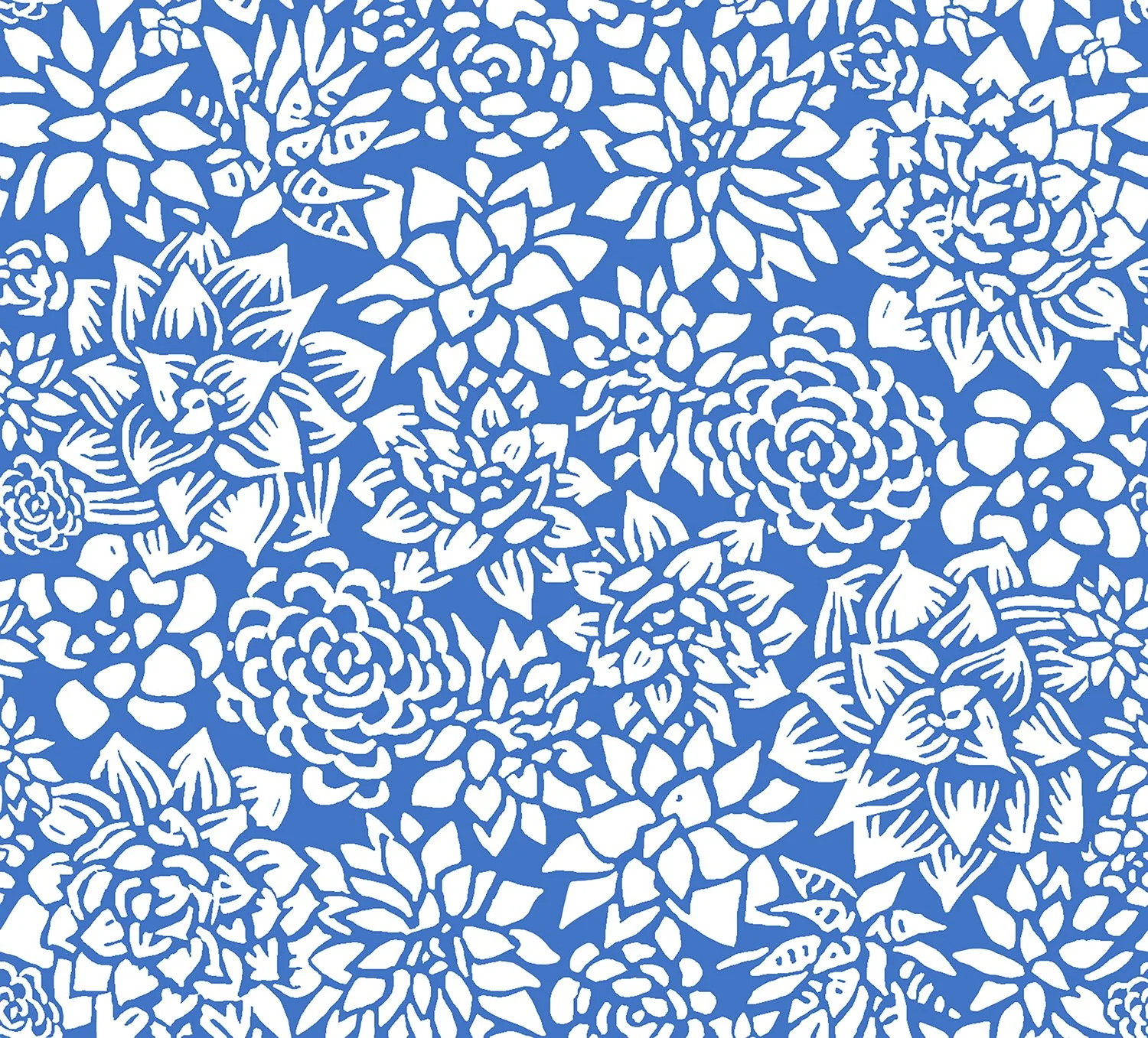 Block Print Succulents