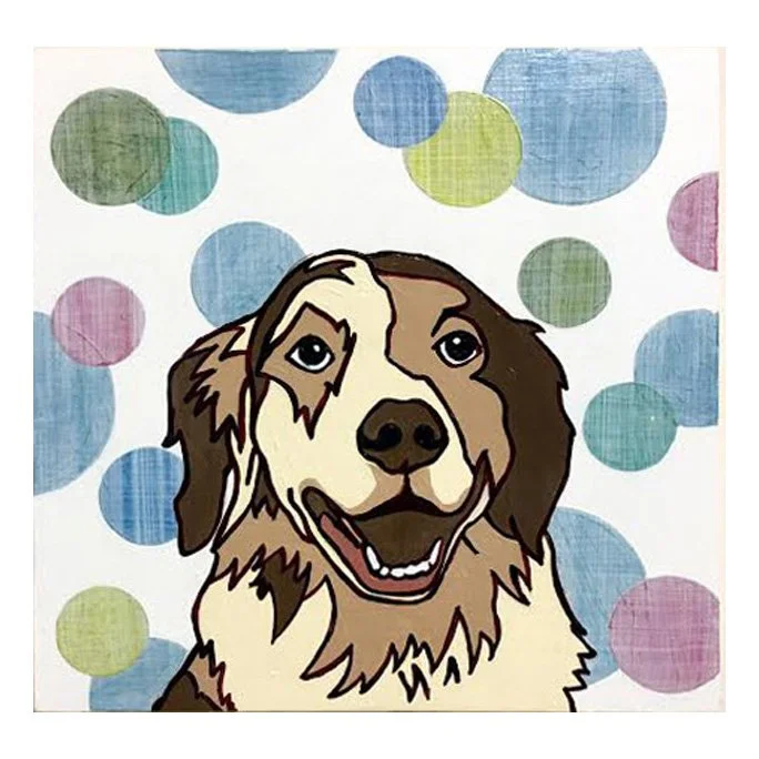 Custom Pet Portrait   |   acrylic