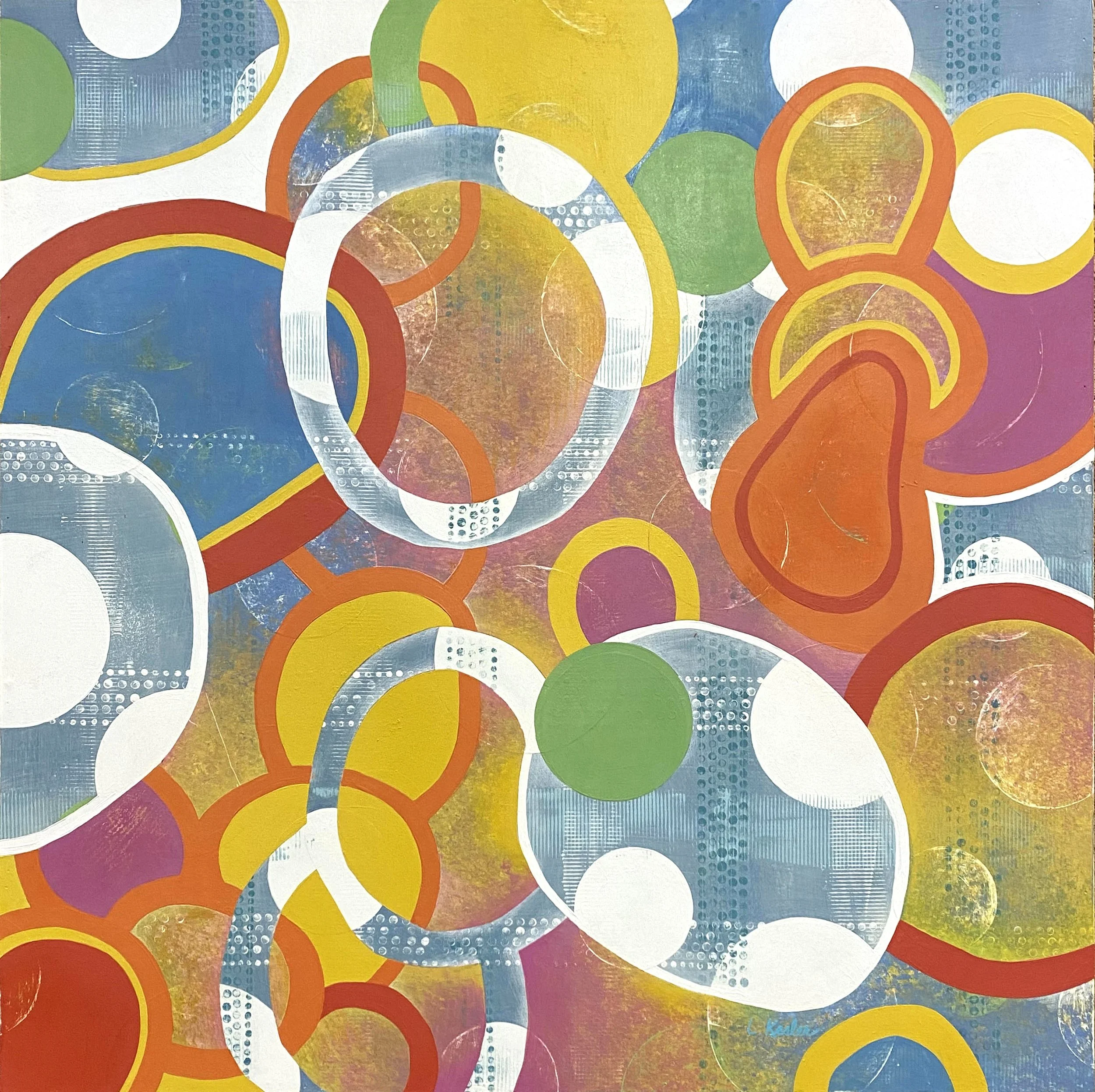 APPARENT LINKS   |   acrylic on paper   |   30" x 30"   |   SOLD