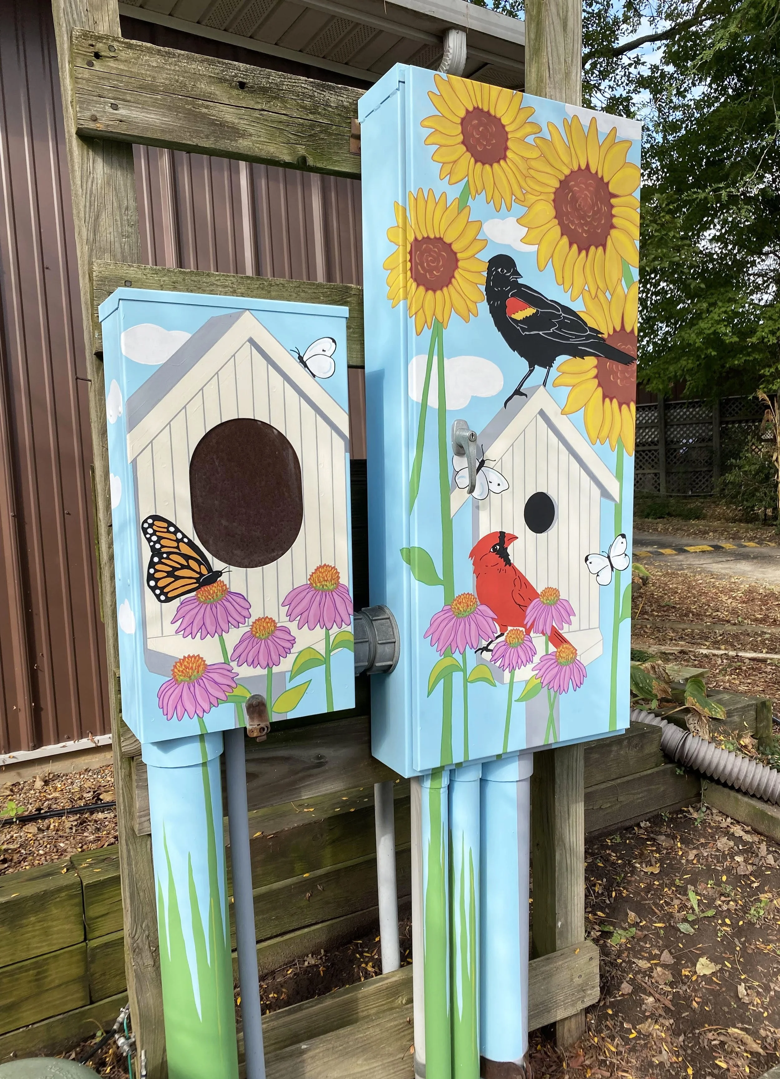 UTILITY BOX MURAL   |   Curtis Orchard, Champaign, IL