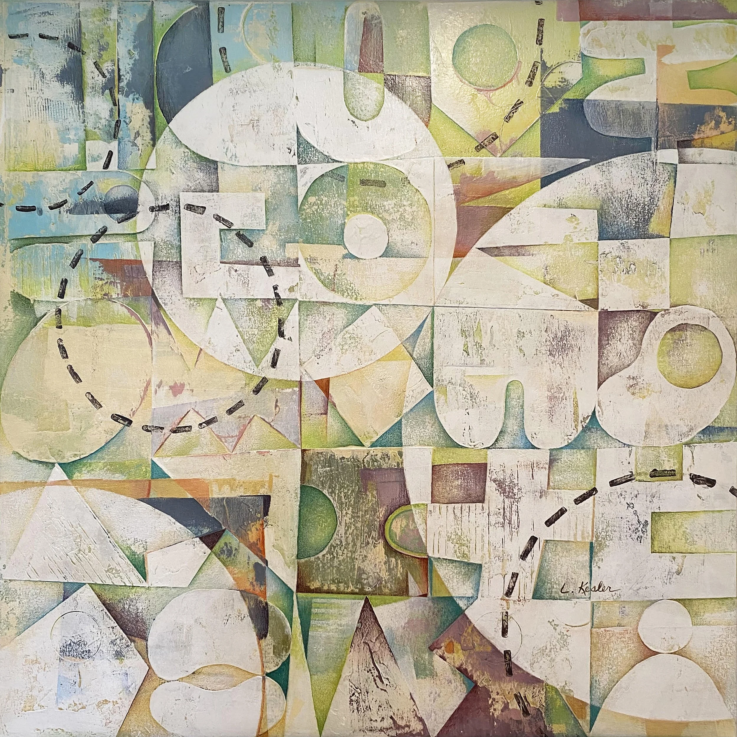 ARTICLES   |   acrylic on canvas   |   40" x 40"    