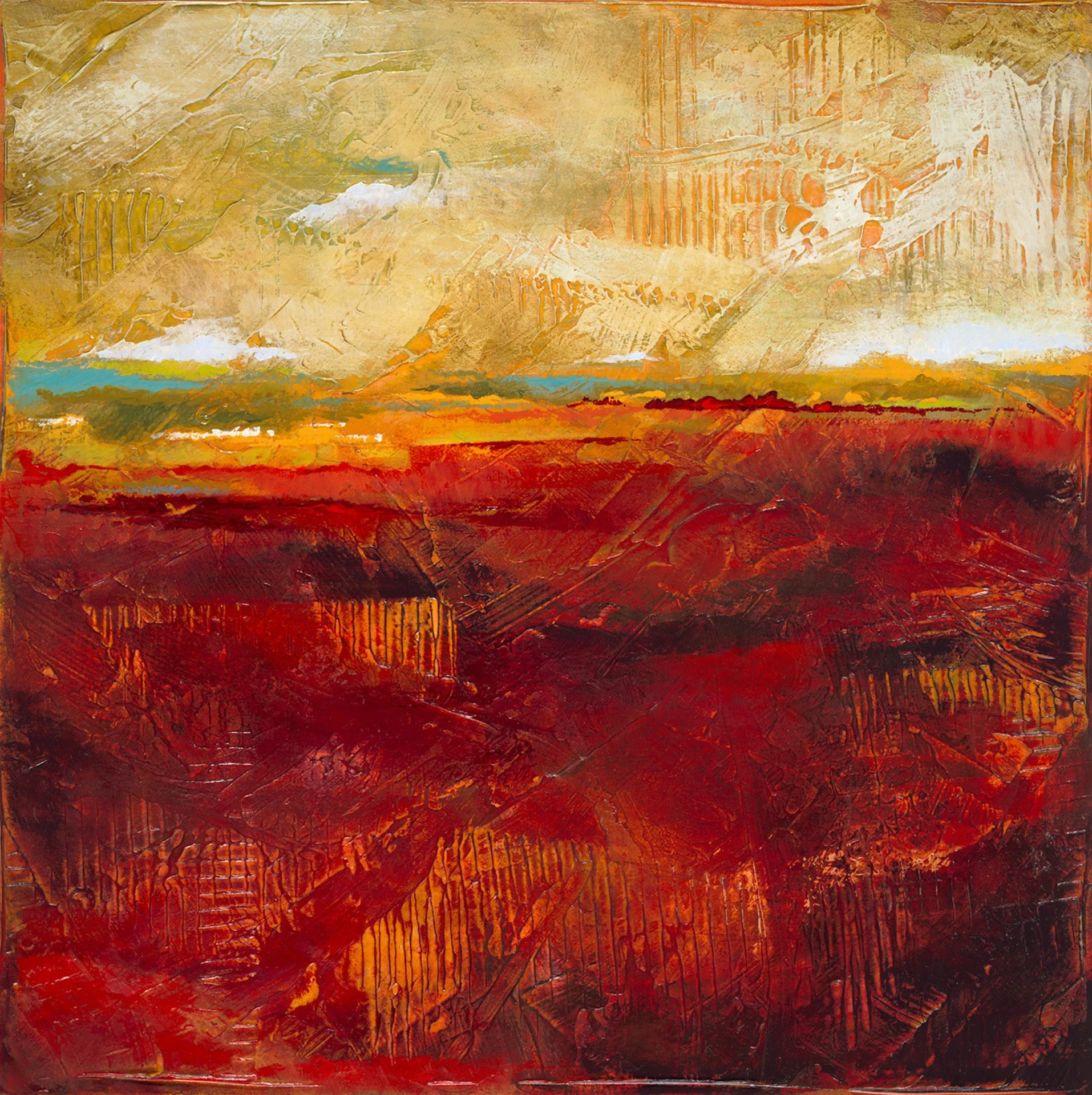 RED EARTH   |   acrylic on wood panel   |   16" x 16"   |   SOLD