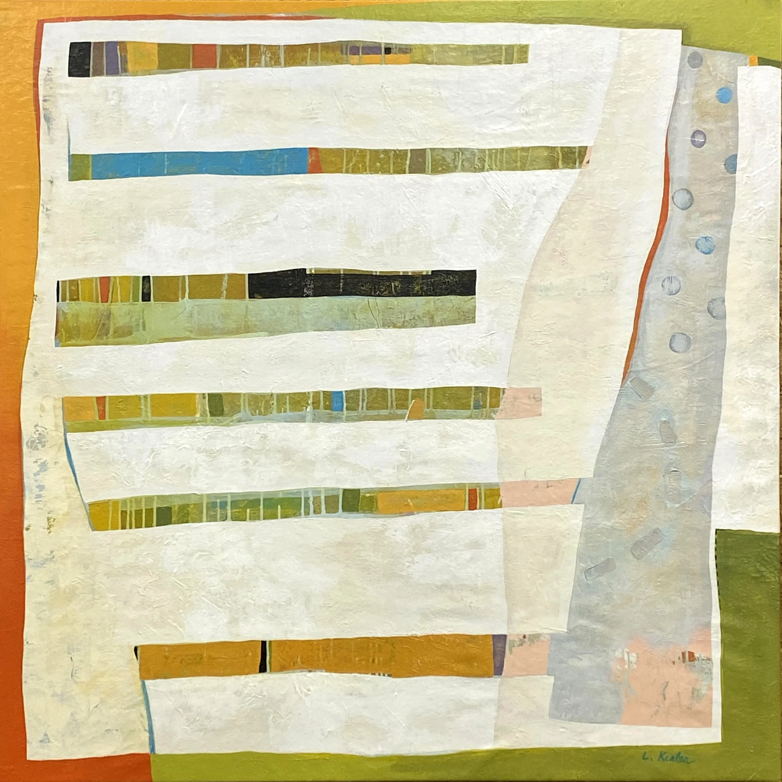 WALL OF NOW   |   acrylic on canvas   |   50" x 50"   |   SOLD