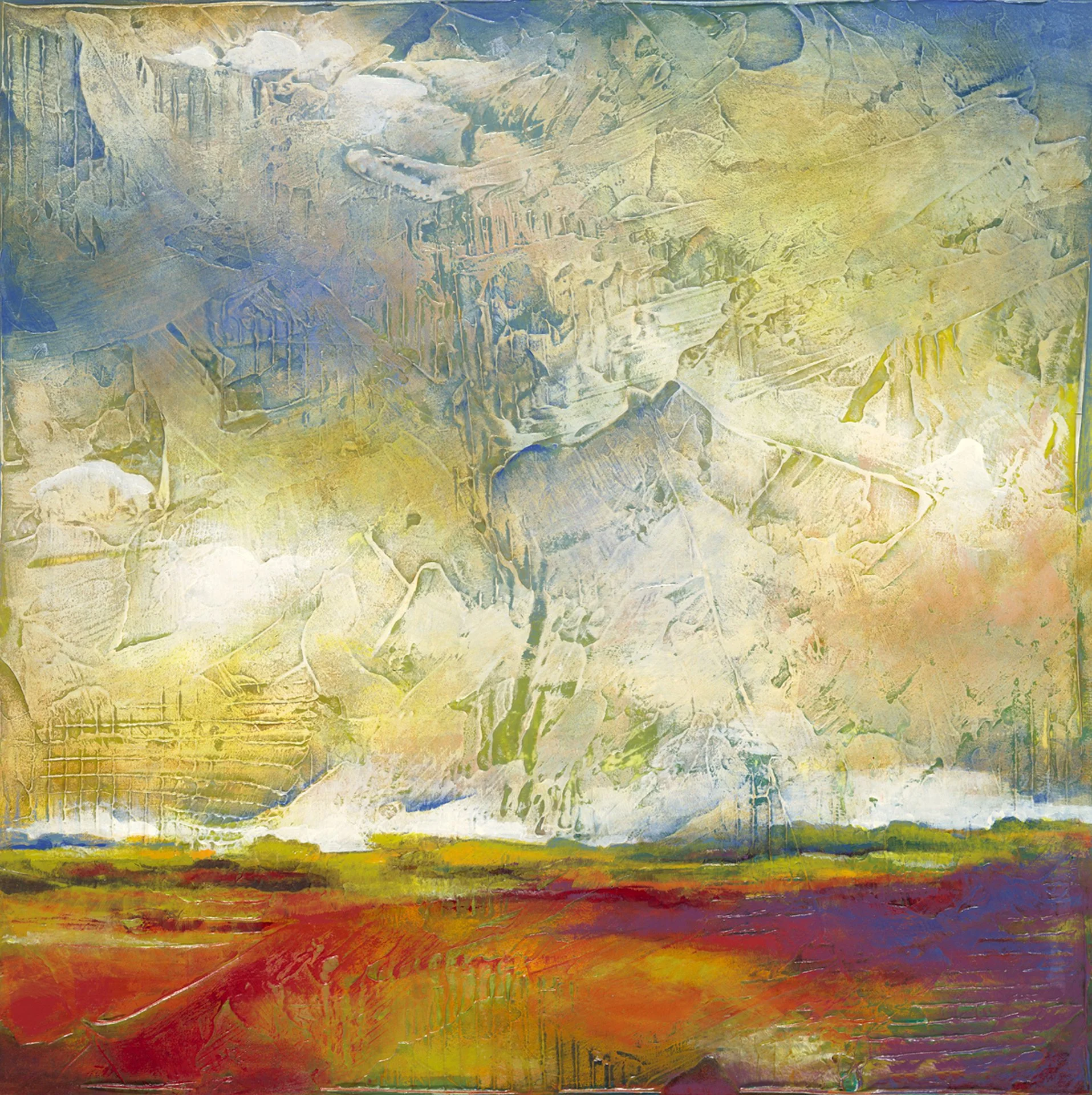 BIG SKY 1   |   acrylic on wood panel   |   16" x 16"   |   SOLD