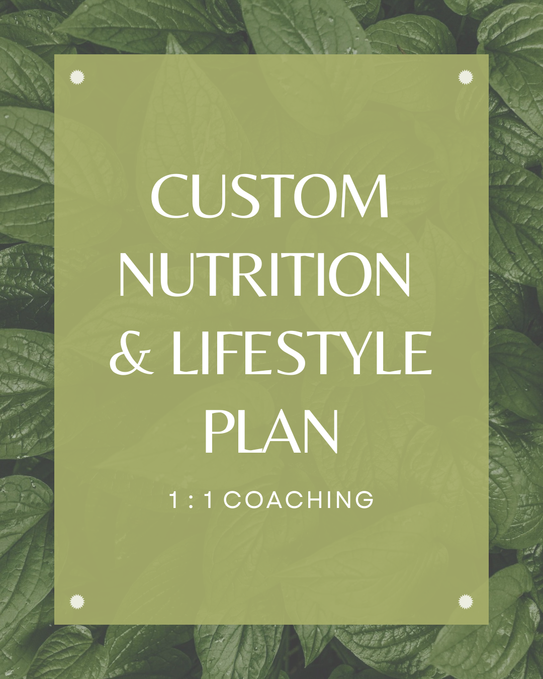 1:1 Custom Coaching