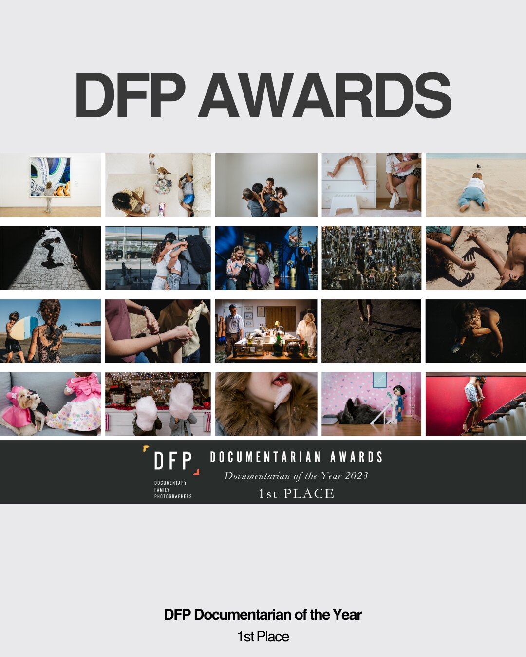Wow! Still trying to wrap my head around this incredible honor: 
1st place DFP Documentarian of the Year(?!)
.
It's honestly surreal, especially considering the amazing work of so many other documentary family photographers I deeply admire. Congratul