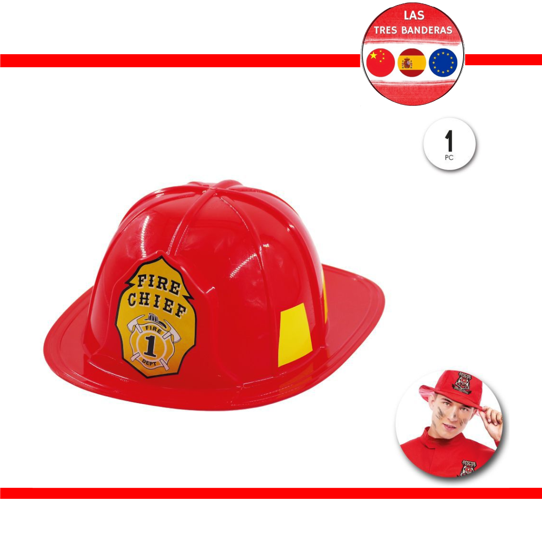 CASCO BOMBERO ADULTO