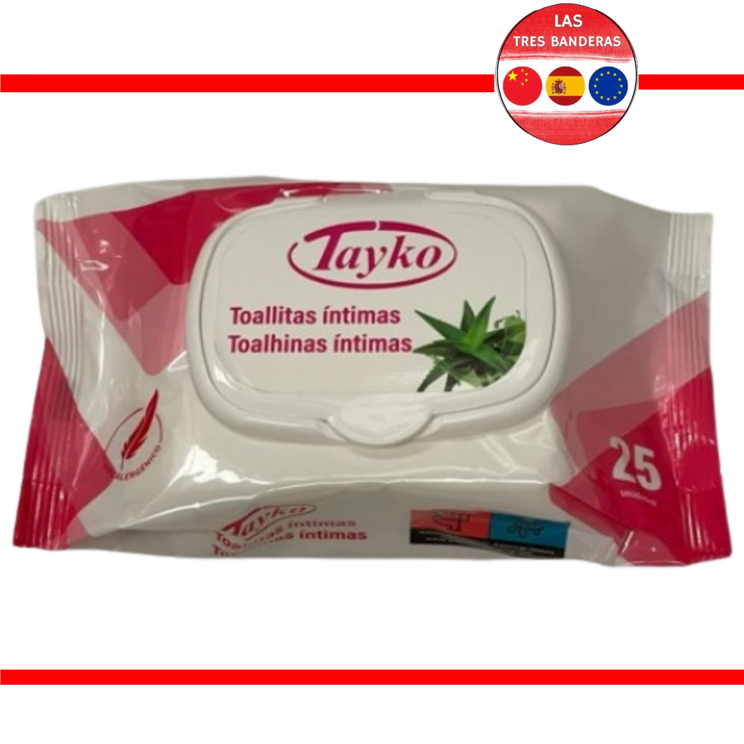 TOALLITAS INTIMAS P25 C/T TAYKO