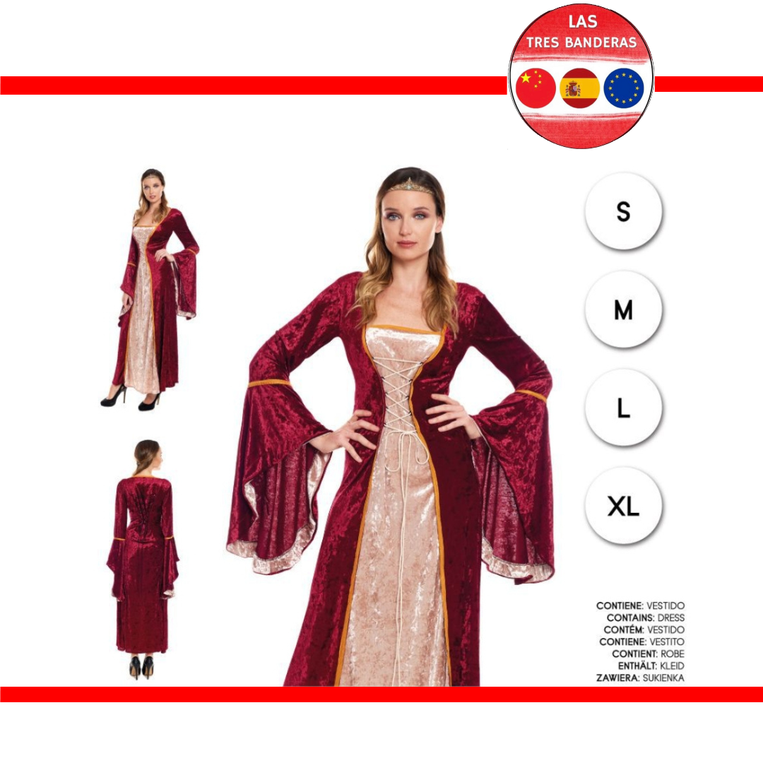 DISFRAZ REINA MEDIEVAL