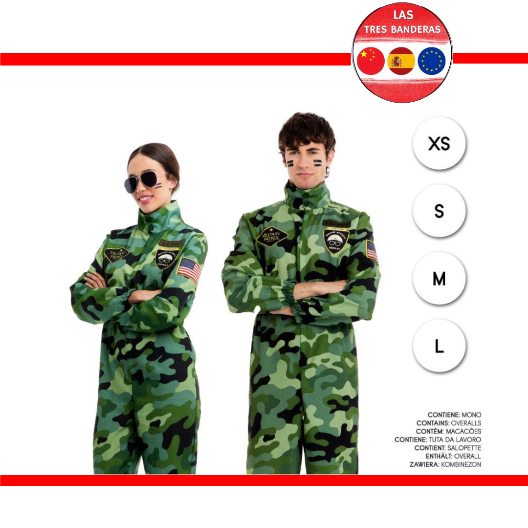 MILITAR CAMUFLAJE XS-S-M-L
