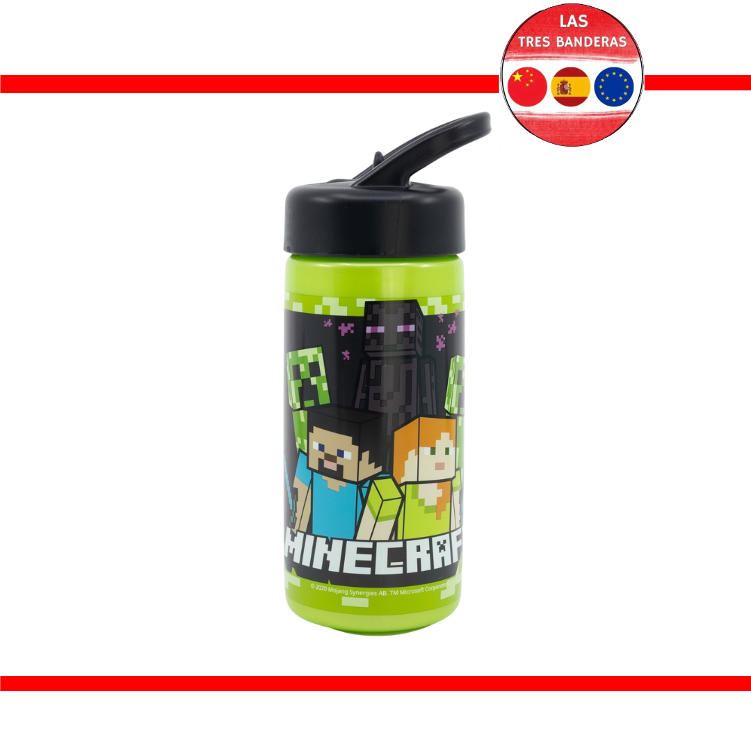 BOTELLA PP PLAYGROUND 420ML MINECRAFT