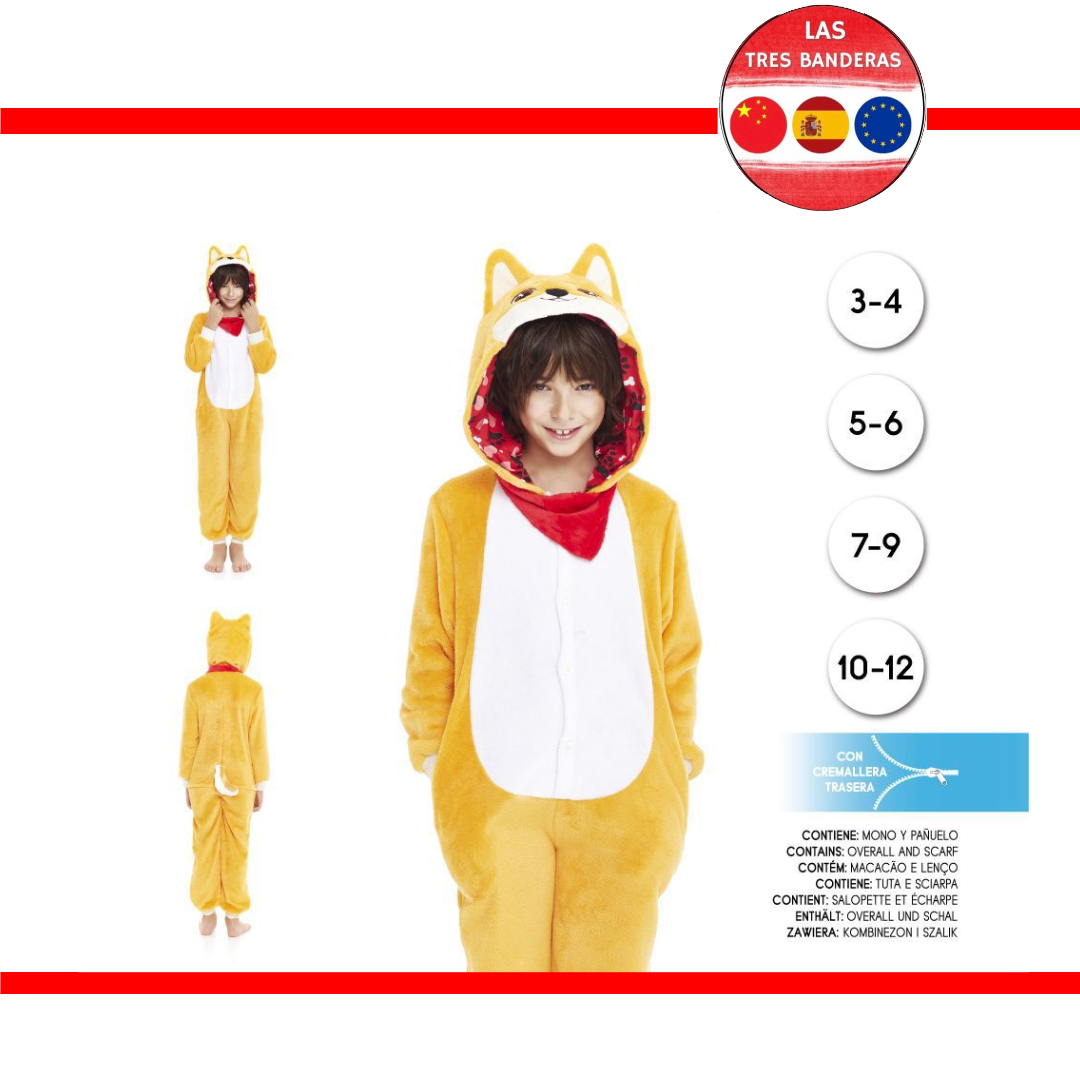 DISFRAZ  PIJAMA AITOR AKITA 3-12