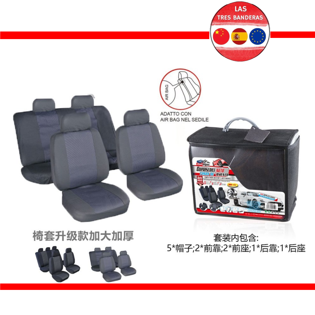 FUNDA ASIENTO RESPALDO 11PCS