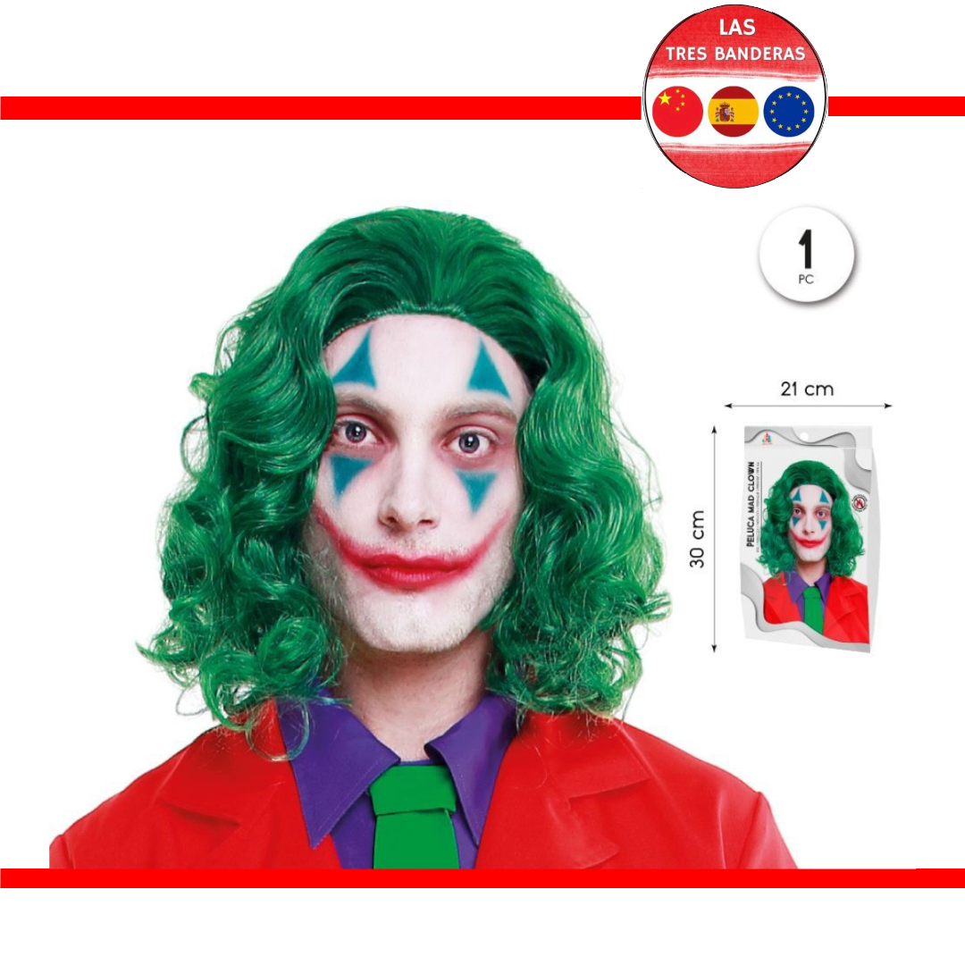 PELUCA MAD CLOWN