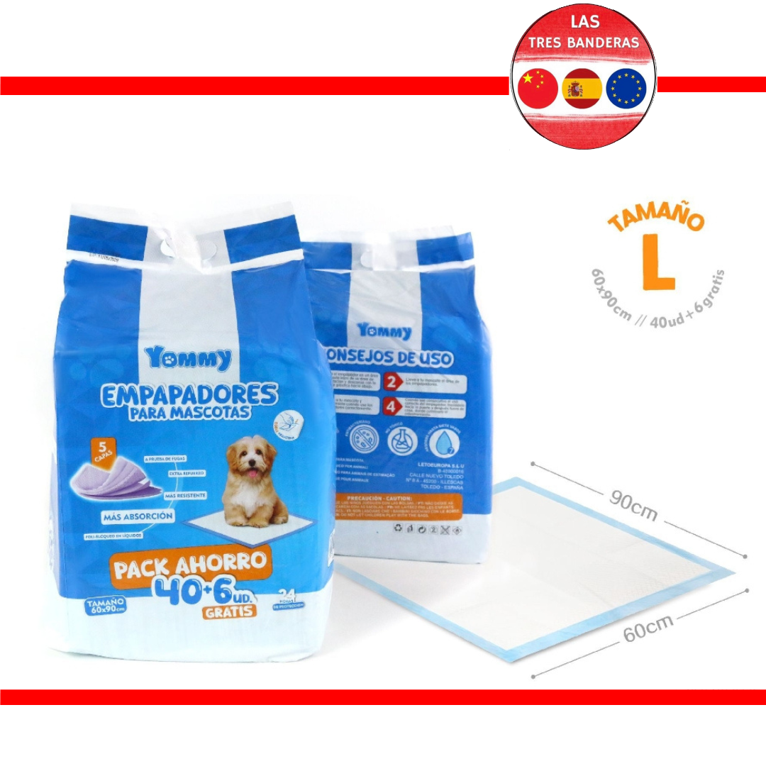EMPAPADORES MASCOTA 60*90cm